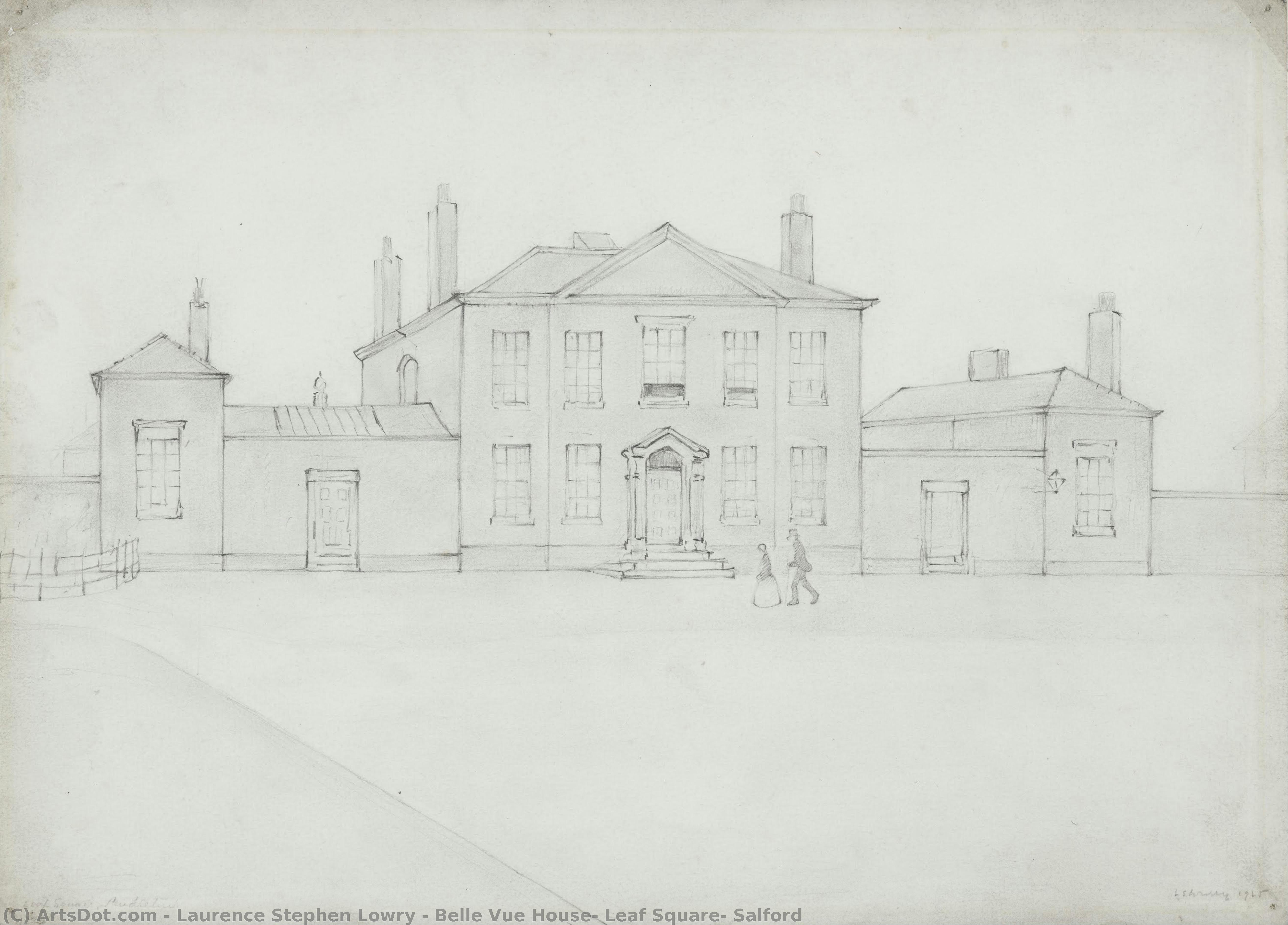 Belle Vue House, Leaf Square, Salford — L.s. ローリー