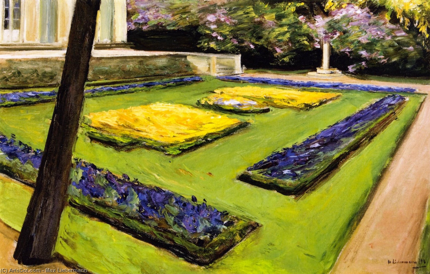 Terrace In The Garden Near The Wannsee Toward Northwest — Макс Либерман