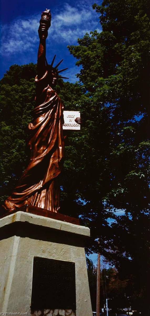 Statue Of Liberty, Fort Madison, Iowa, From The Portfolio Statues Of Liberty — Arthur Taussig