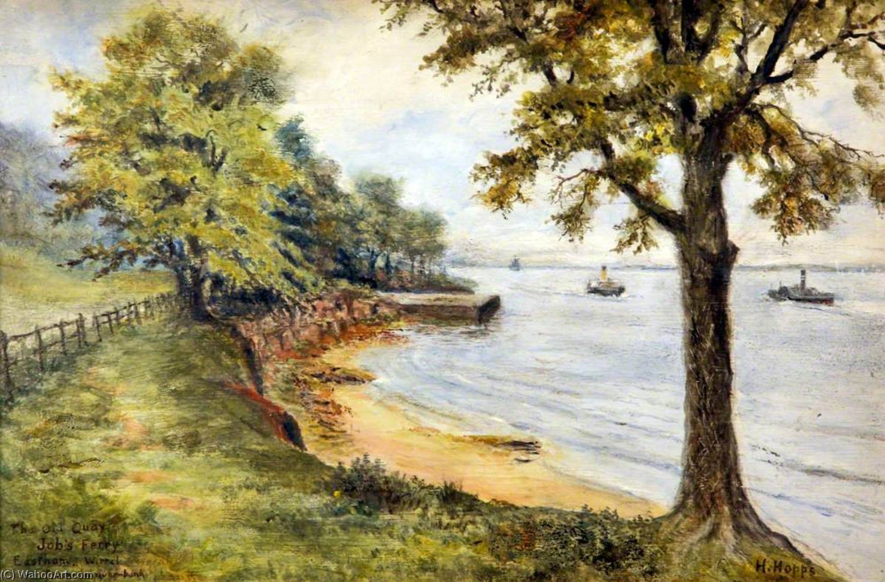 The Old Quay, Jobs Ferry, Eastham, Wirral — Harold Hopps