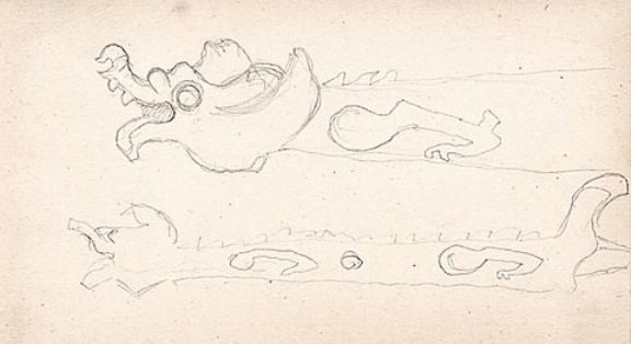 Sketch For Rimsky-korsakov's Opera ''the Tale Of Tsar Saltan'' 1 — Nicholas Roerich