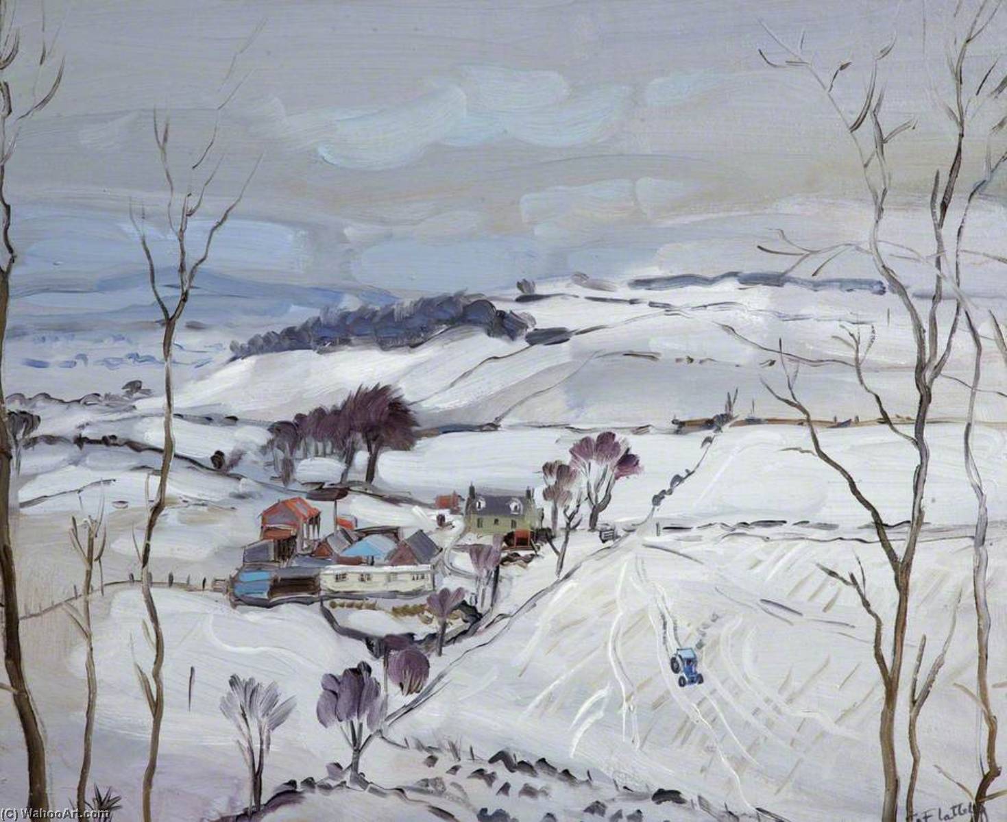 Snow, Kincardineshire (recto) — Alastair Frederick Flattely