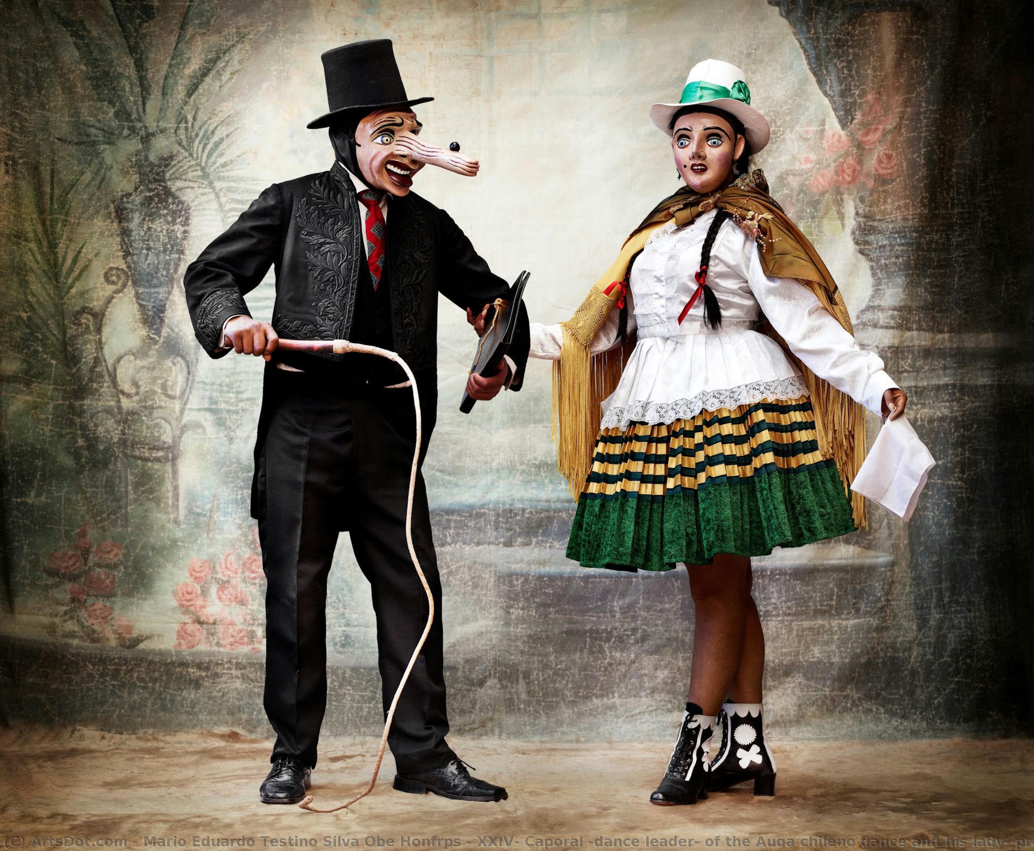 Xxiv, Caporal (dance Leader) Of The Auqa Chileno Dance And His Lady, Province Of Paucartambo, Cusco, Peru 2012 — Mario Testino