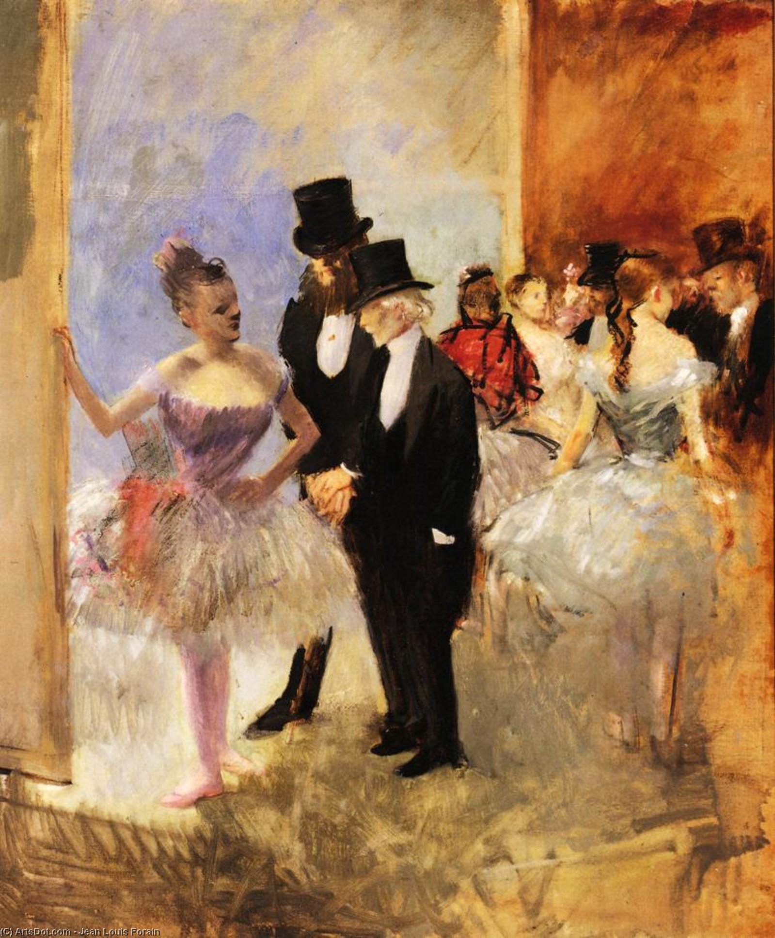 Gentlemen Of The Opera (also Known As The Dance Studio) — Jean Louis Forain