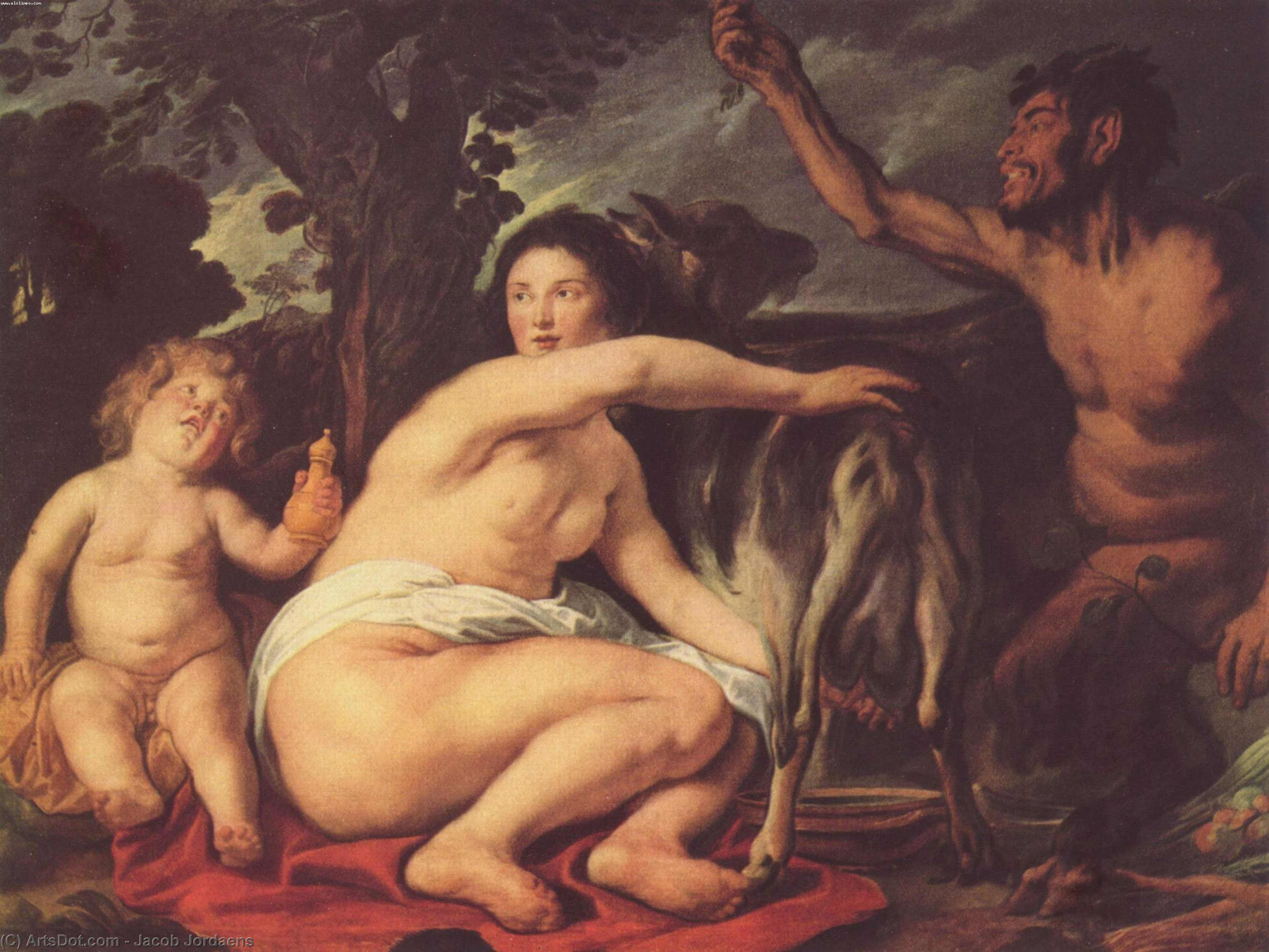 The Childhood Of Zeus — Jacob Jordaens