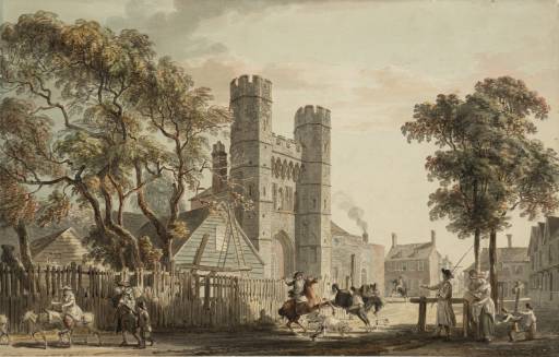 The Cemetery Gate Of St Augustine's Monastery Canterbury — Paul Sandby