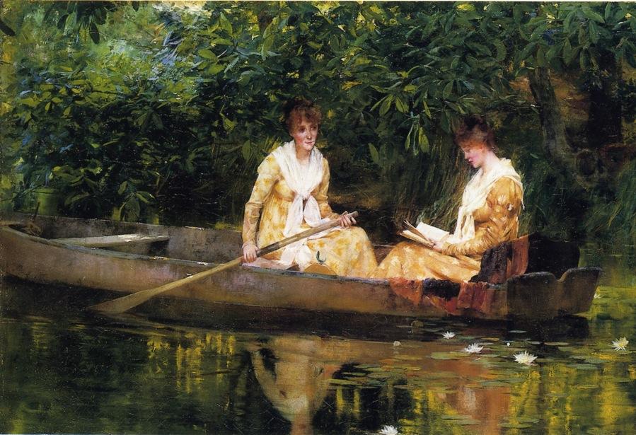 Woman In A Rowboat — Francis Coates Jones