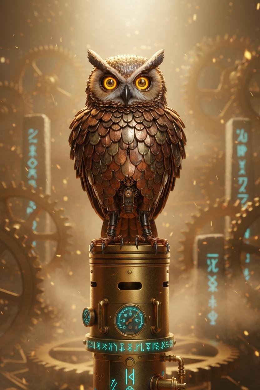 The Amber Sentinel: Resonance Of The Alchemical Gear — Olivier Perrin
