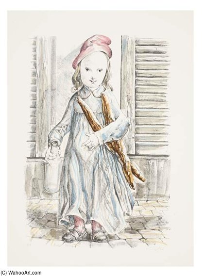 Enfant Aux Baguettes — Léonard Tsuguharu Foujita