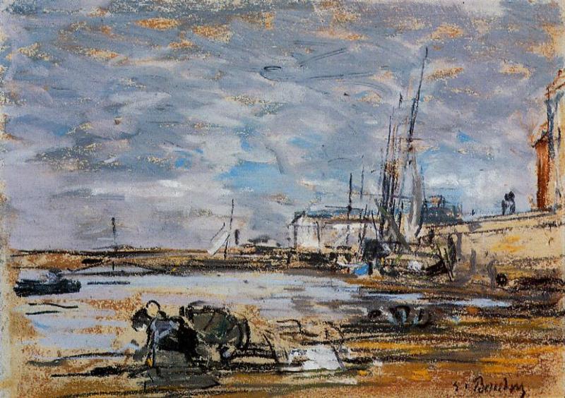 Port At Low Tide — エギュヌ・ルイユ・ブドアン