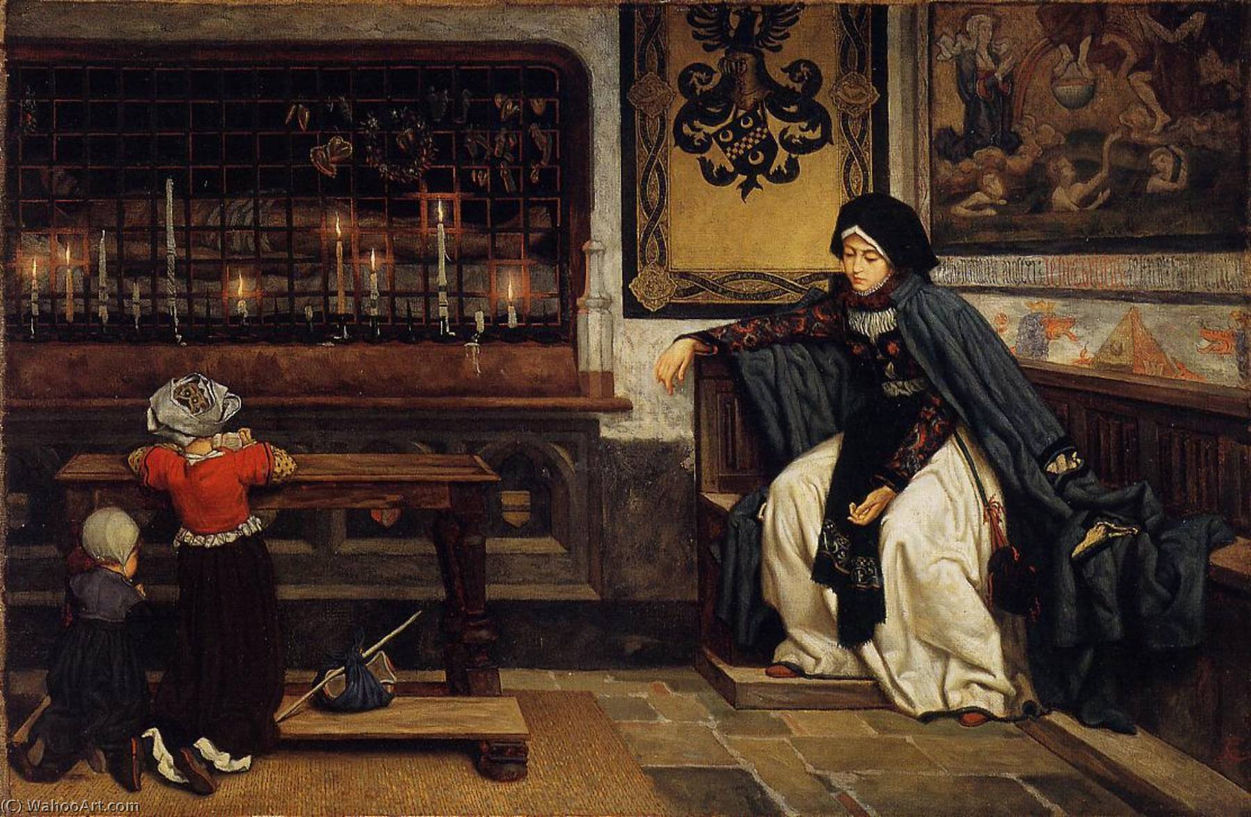 Marguerite In Church — Jacques Joseph Tissot