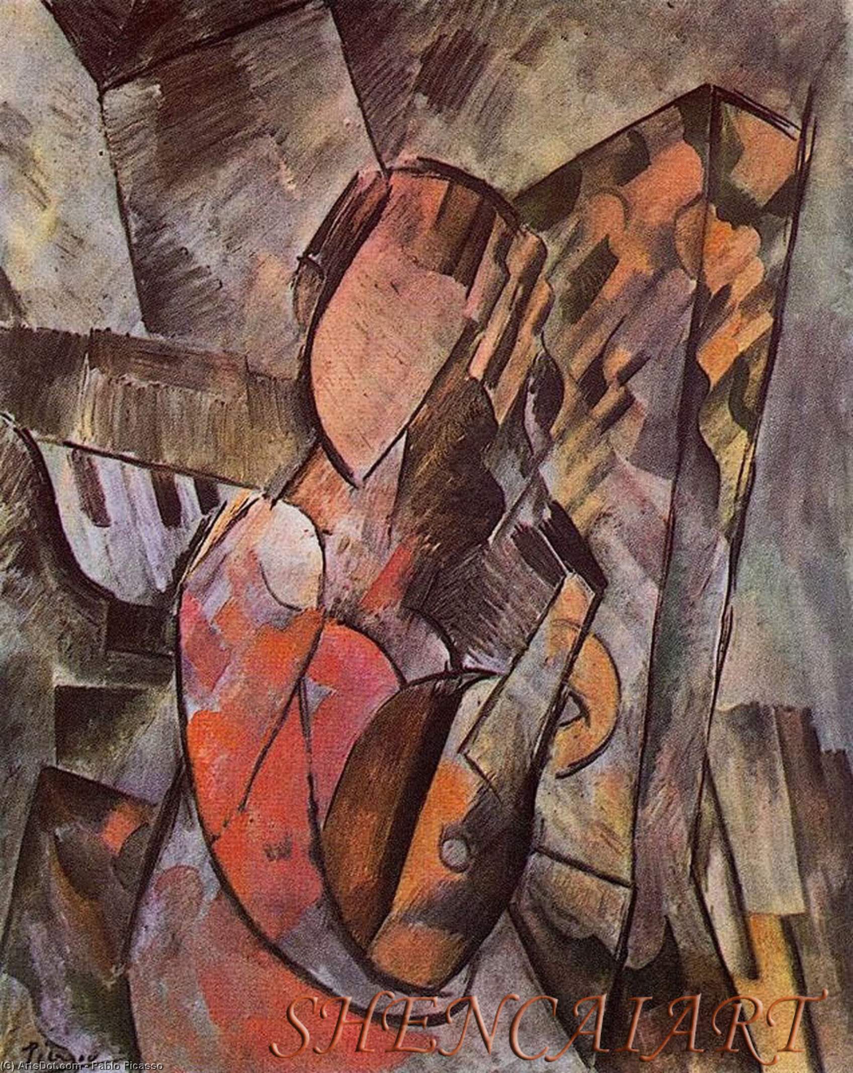Woman With Mandolin — Pablo Picasso