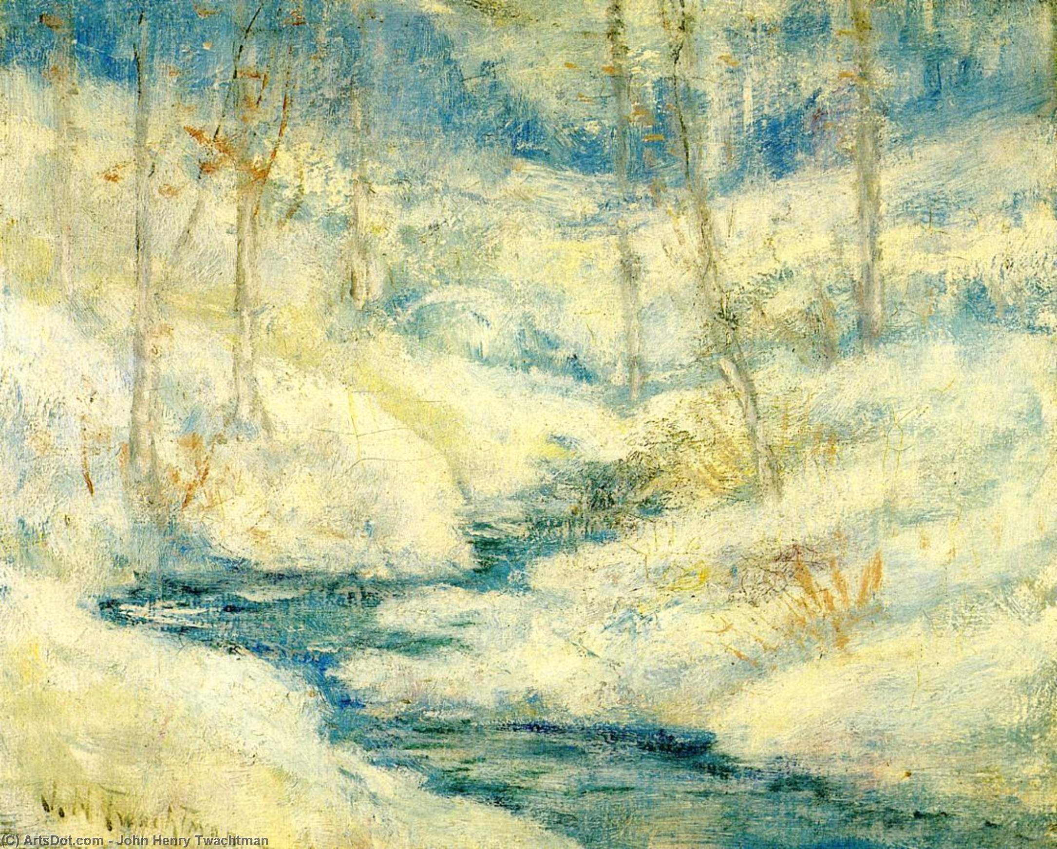 Snow Scene 1 — John Henry Twachtman