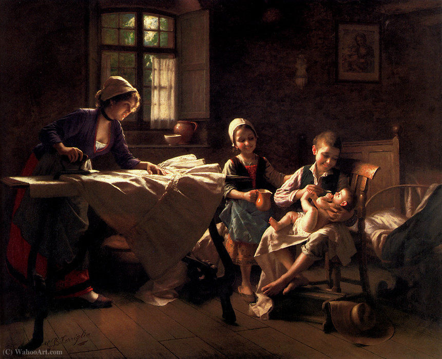 A Happy Family — Giovanni Battista Torriglia
