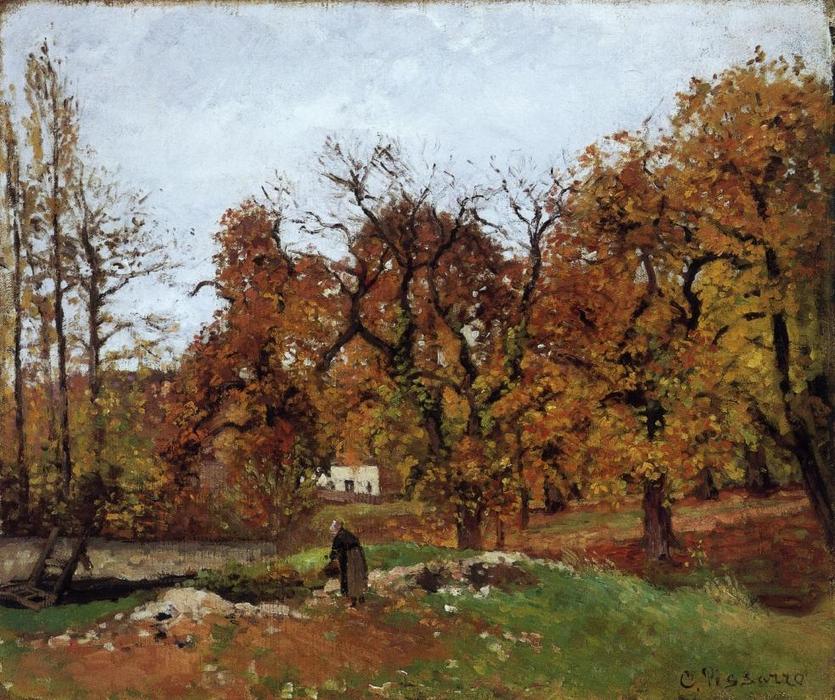 Autumn Landscape, Near Pontoise (aka Autumn Landscape, Near Louveciennes) — Camille Pissarro