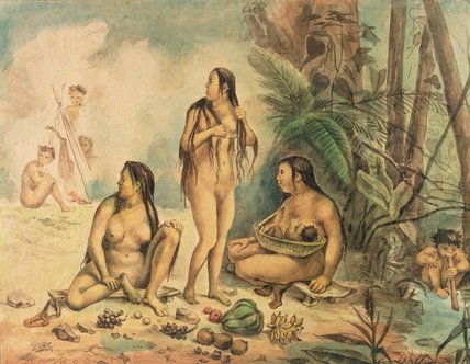 Indigenous Population Of Cantagalo, C.1826 — Jean-baptiste Debret