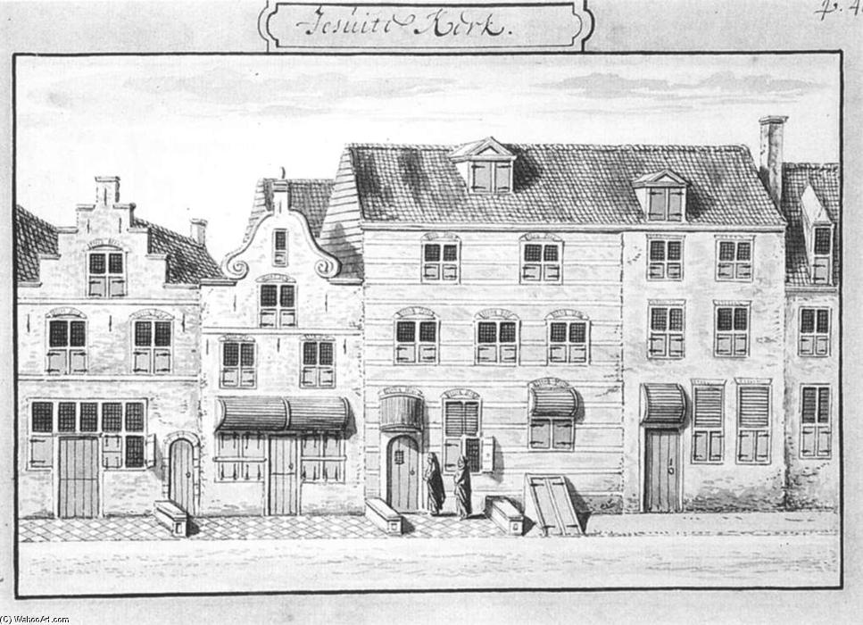 The Jesuit Church On The Oude Langendijk In Delft — Abraham Rademaker