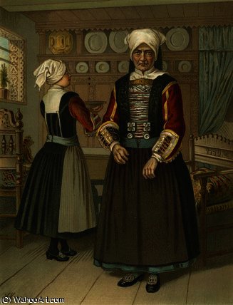German Costume Schleswig Ostenfeld — アルベルト・クレッチマー