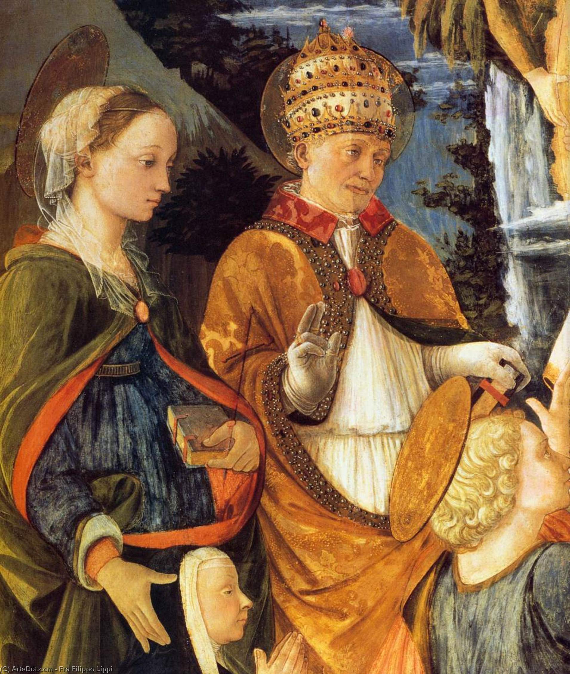 Madonna Della Cintola (detail) — Filippo Lippi