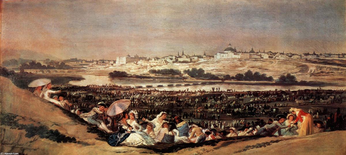The Meadow Of San Isidro On His Feast Day — Francisco José De Goya Y Lucientes