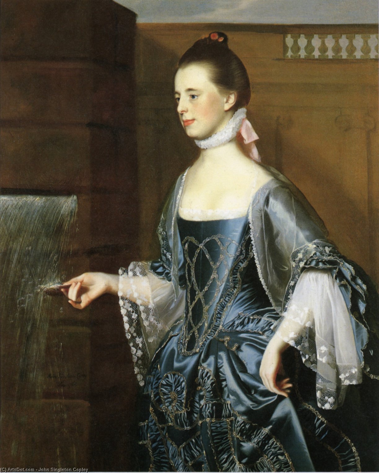 Mrs. Daniel Sargent (mary Turner Sargent) — John Singleton Copley