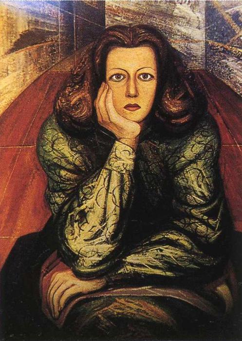 Portrait Of Dramatist Margarita Urueta — David Alfaro Siqueiros