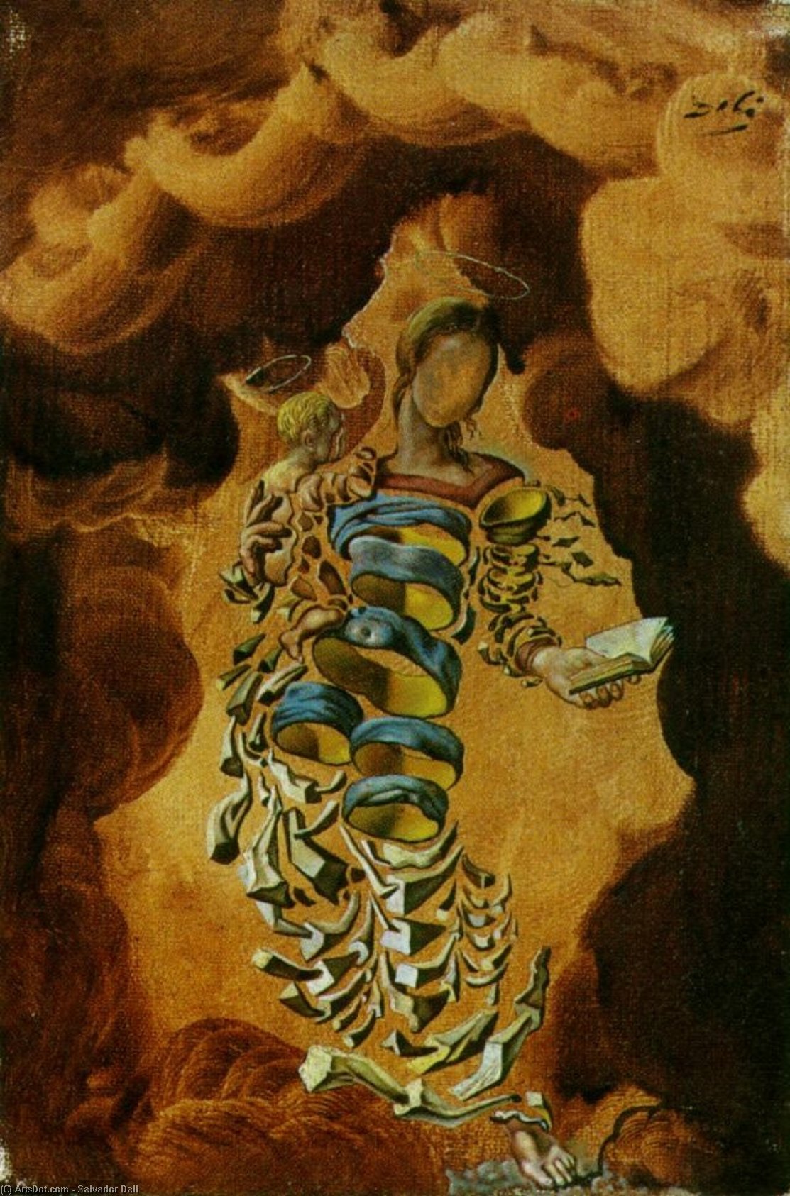 Madonna In Particles, 1952 — Salvador Dalí