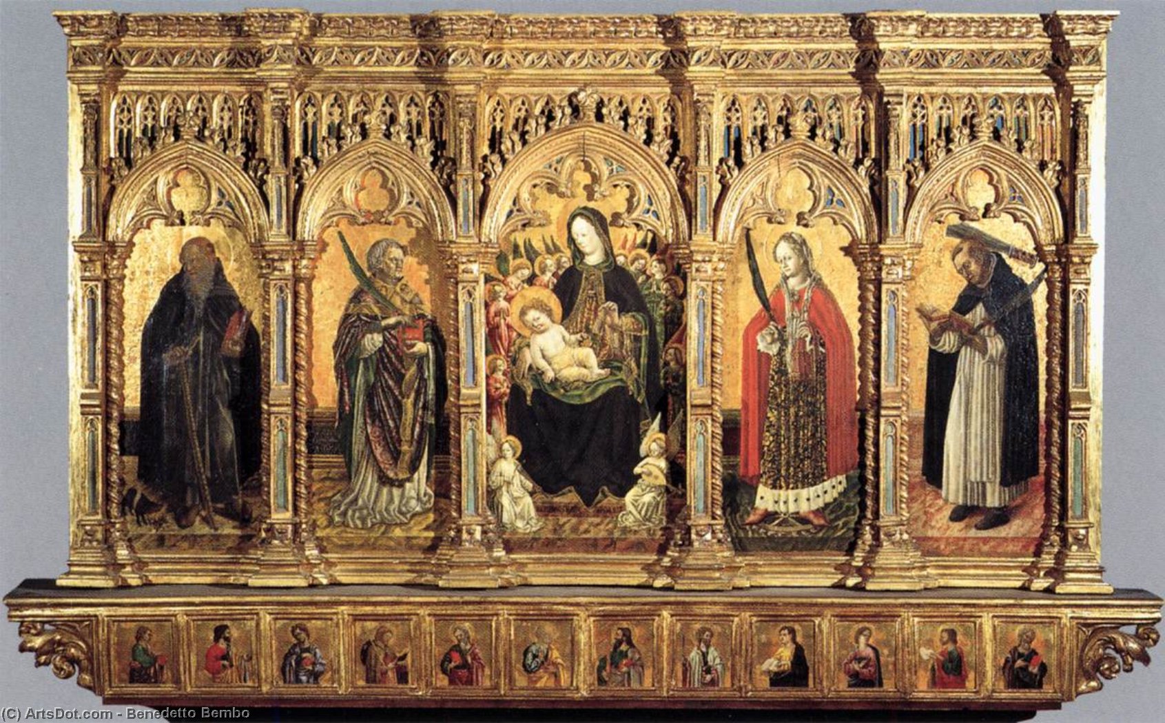 Madonna And Saints — Benedetto Bembo