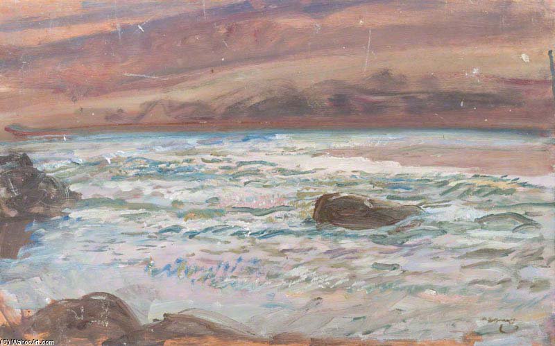 Brightworthy Ford, Withypool, Exmoor - (14) — Sir Alfred James Munnings