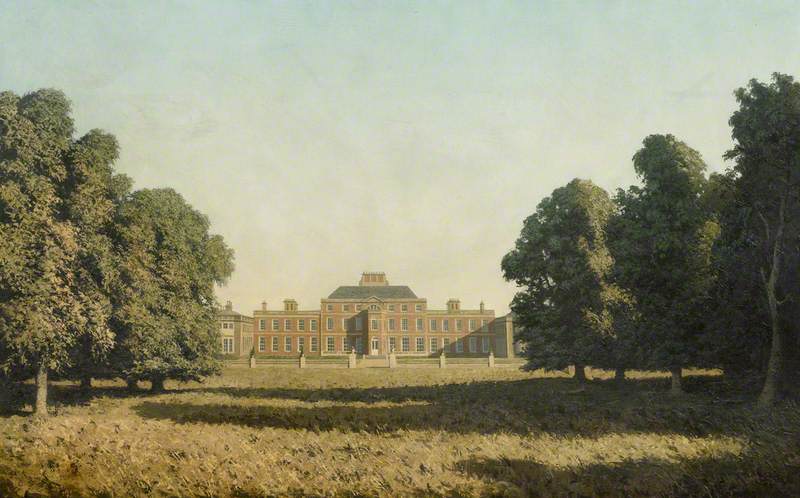 View Of The North Facade, Wimpole Hall, Cambridgeshire — Algernon Cecil Newton