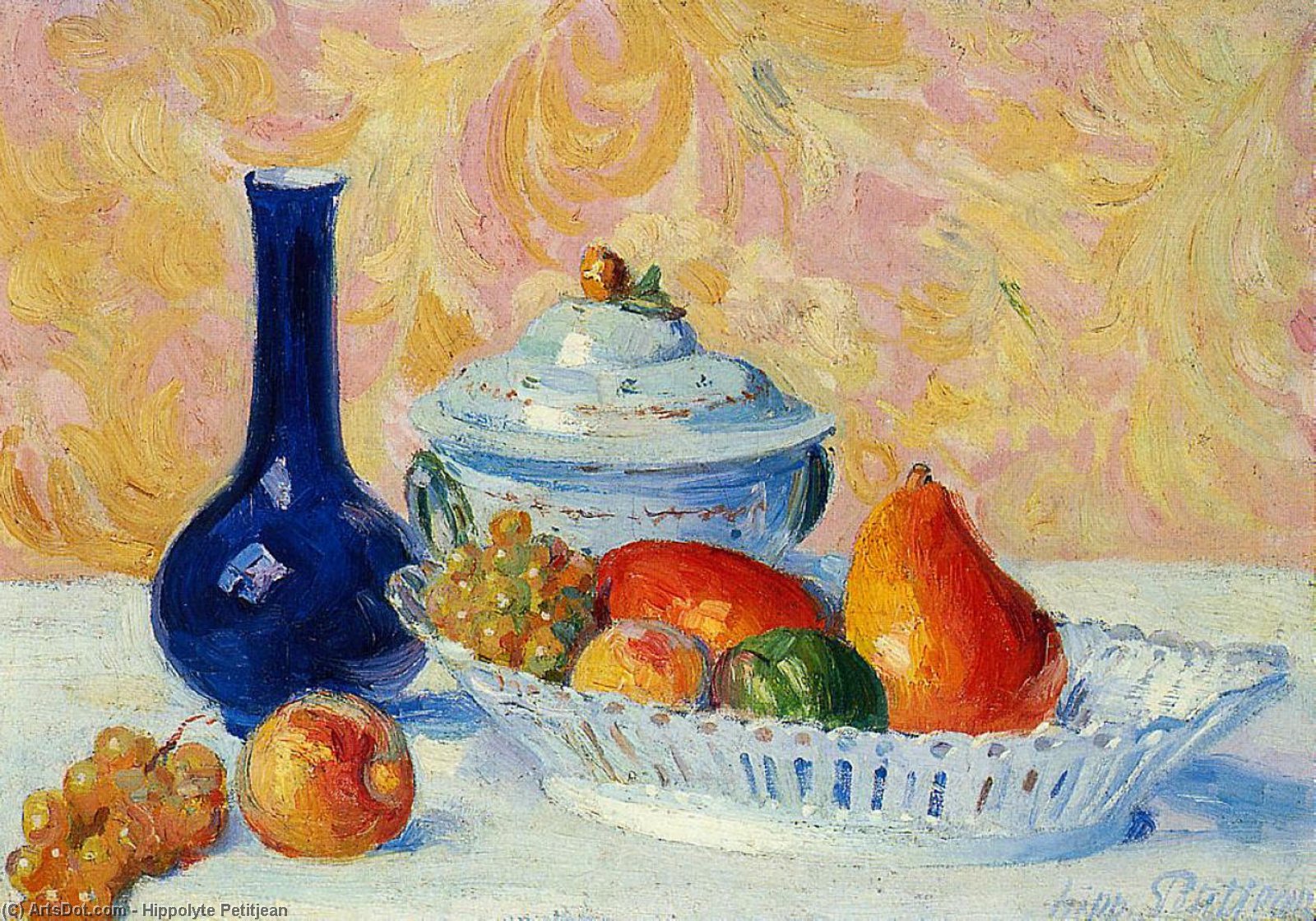 Still Life With Fruit — Hippolyte Petitjean