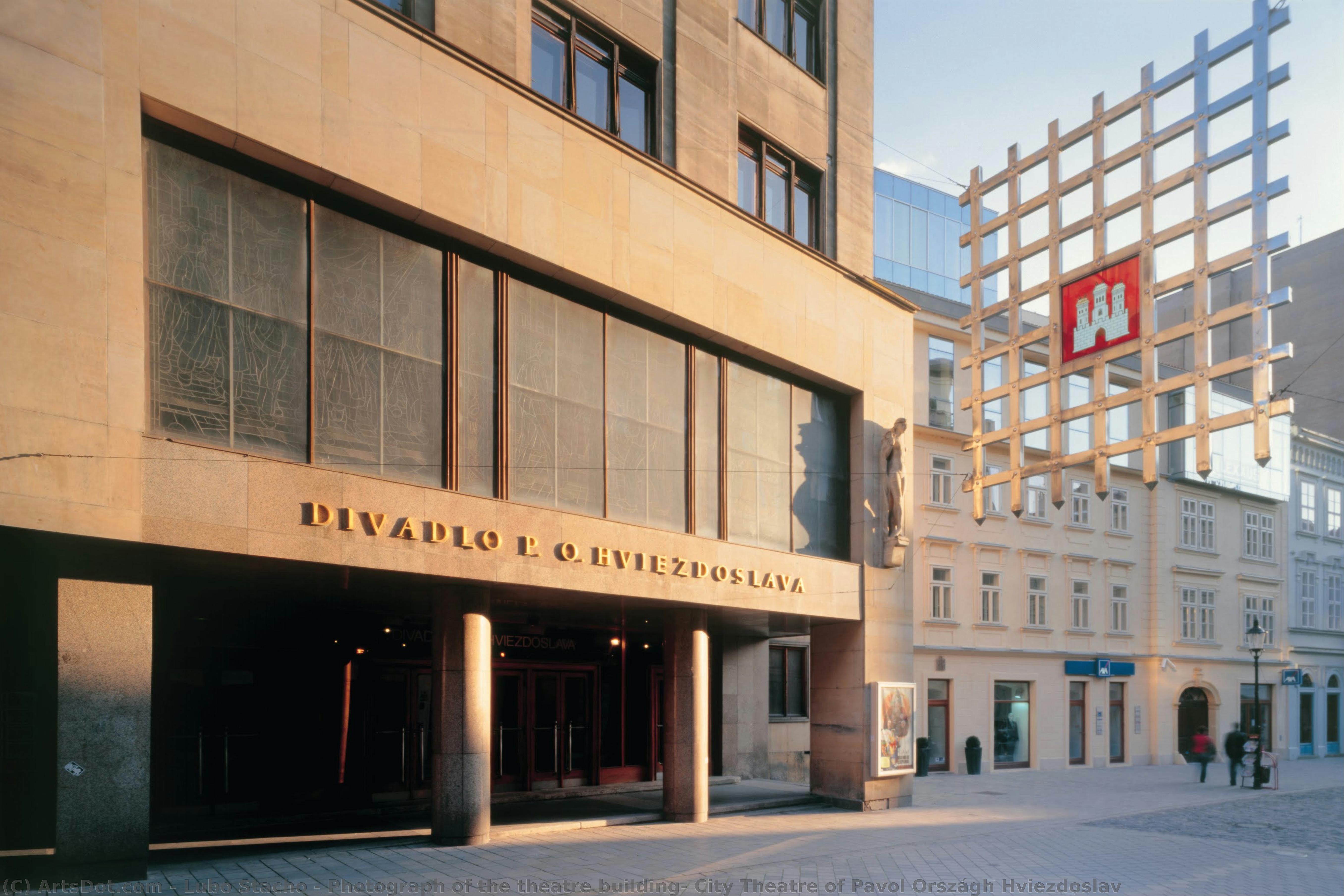 Photograph Of The Theatre Building, City Theatre Of Pavol Országh Hviezdoslav — Lubo Stacho