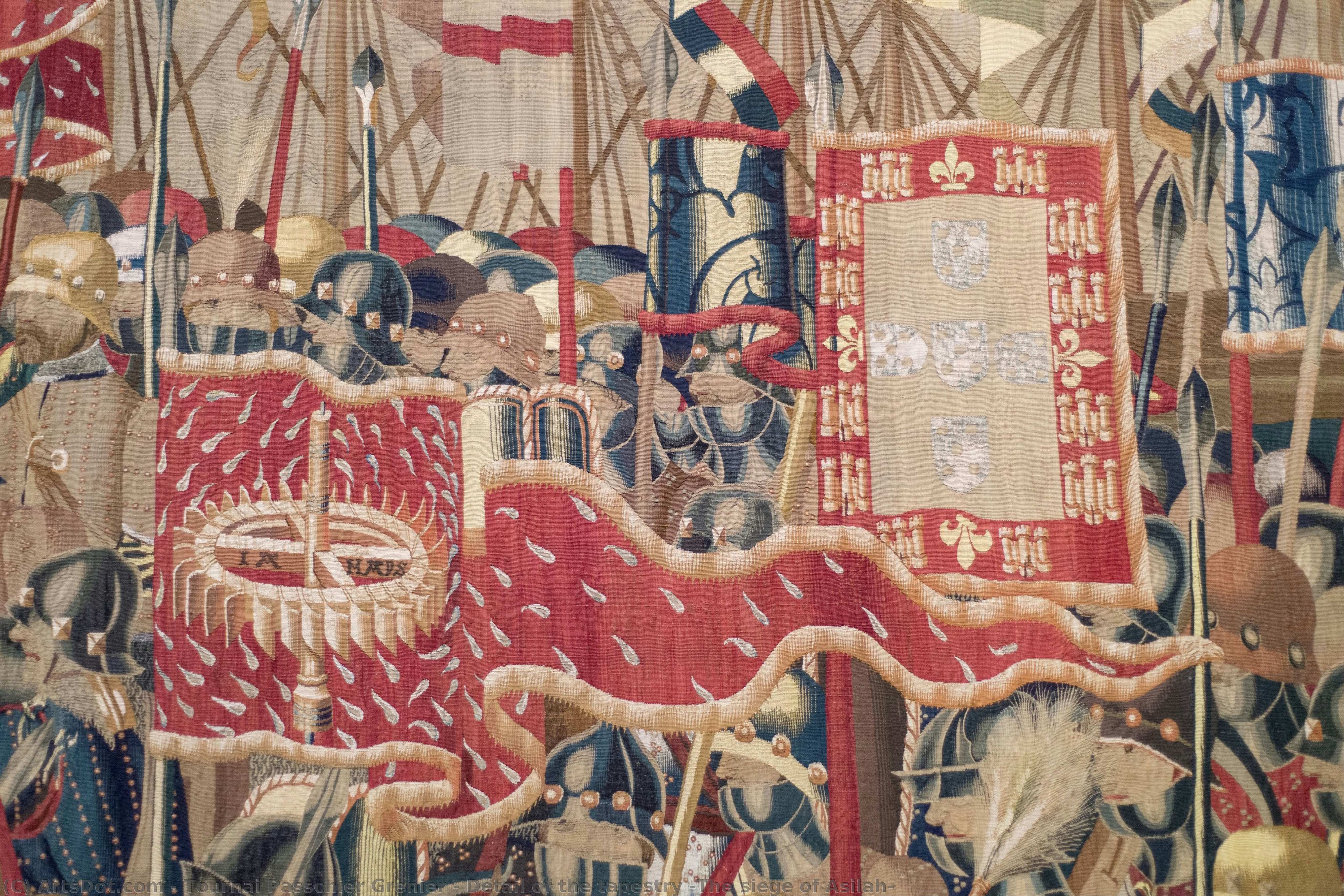 Detail Of The Tapestry “the Siege Of Asilah” — Paskjer Grenjer