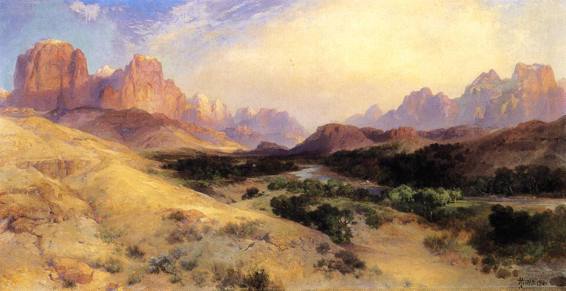 Zion Valley, South Utah — Thomas Moran