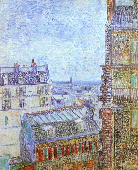 Título Traducido: París Vista Desde La Habitación De Vincent — Vincent Willem Van Gogh