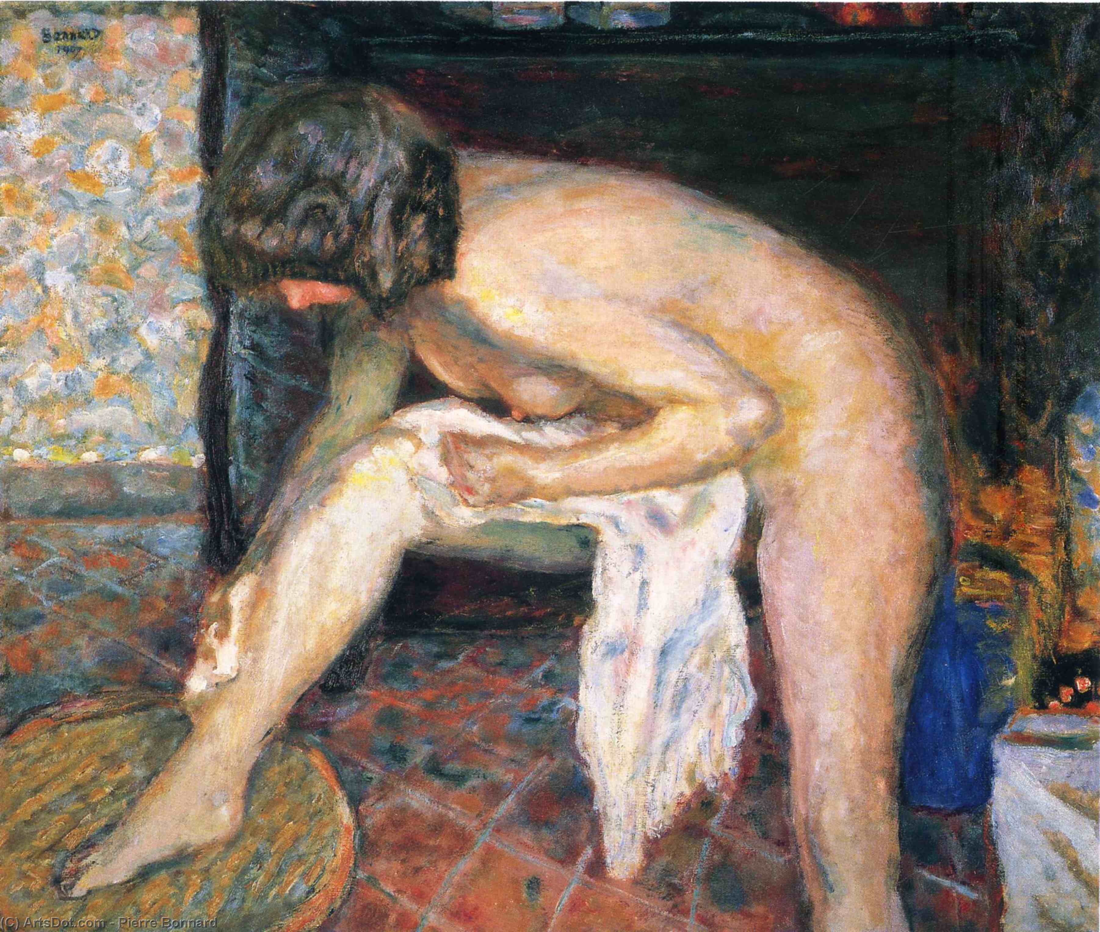 Woman Leaning — Pierre Bonnard