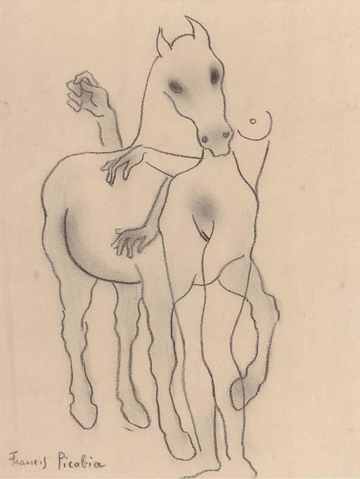 Cheval Et Femme — Франциск Пикаба