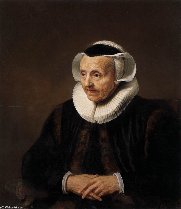 Portrait Of An Old Woman — Jacob Adriaensz Backer