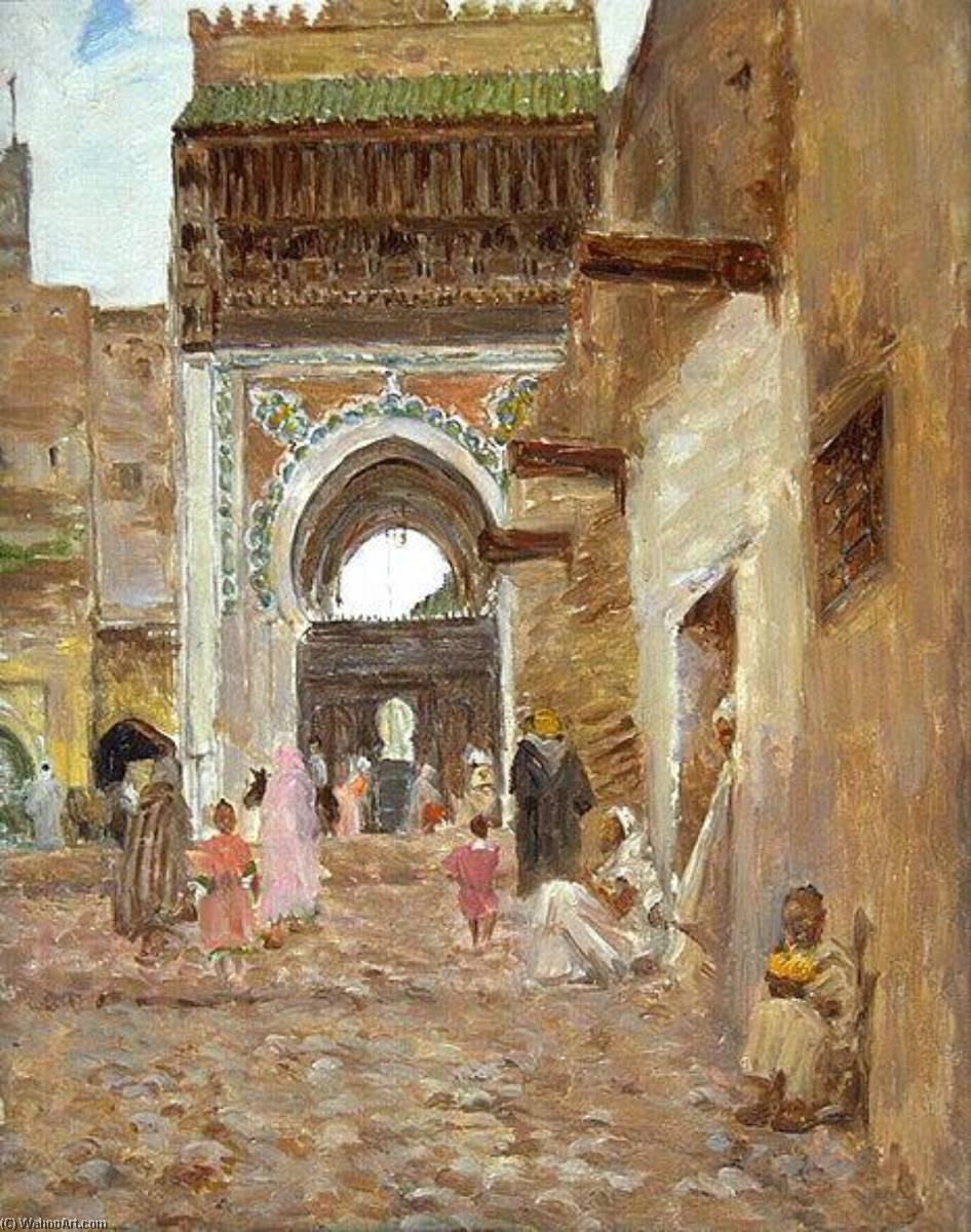 La Mosquée Des Andalous À Fès (titre Inscrit) — Joseph-félix Bouchor