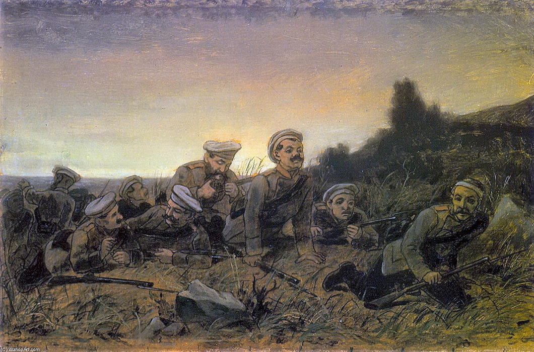 Scouts At Sevastopol — Vasily Grigoryevich Perov
