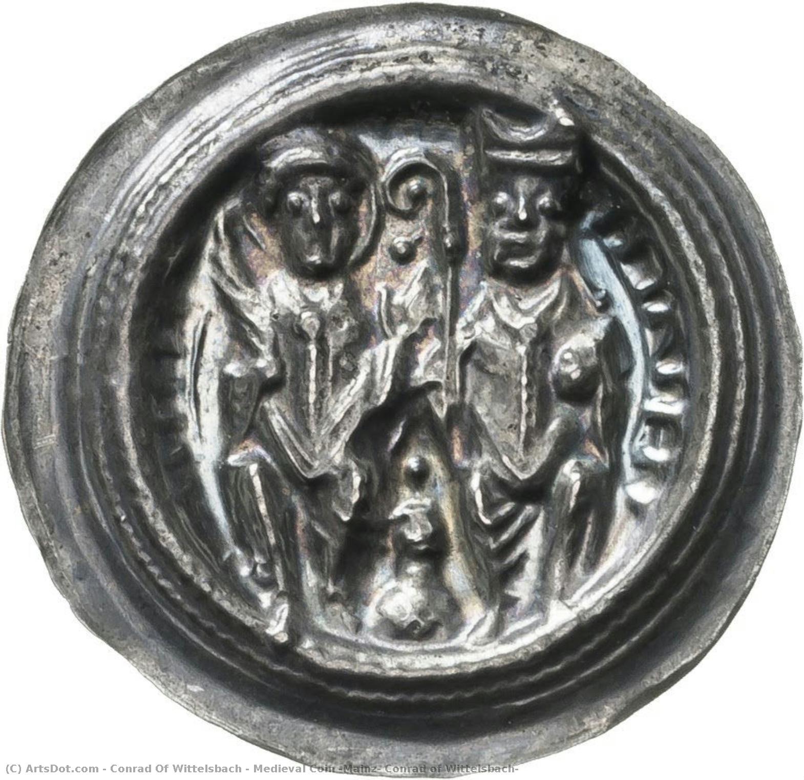 Medieval Coin (mainz: Conrad Of Wittelsbach) — Conrad Of Wittelsbach