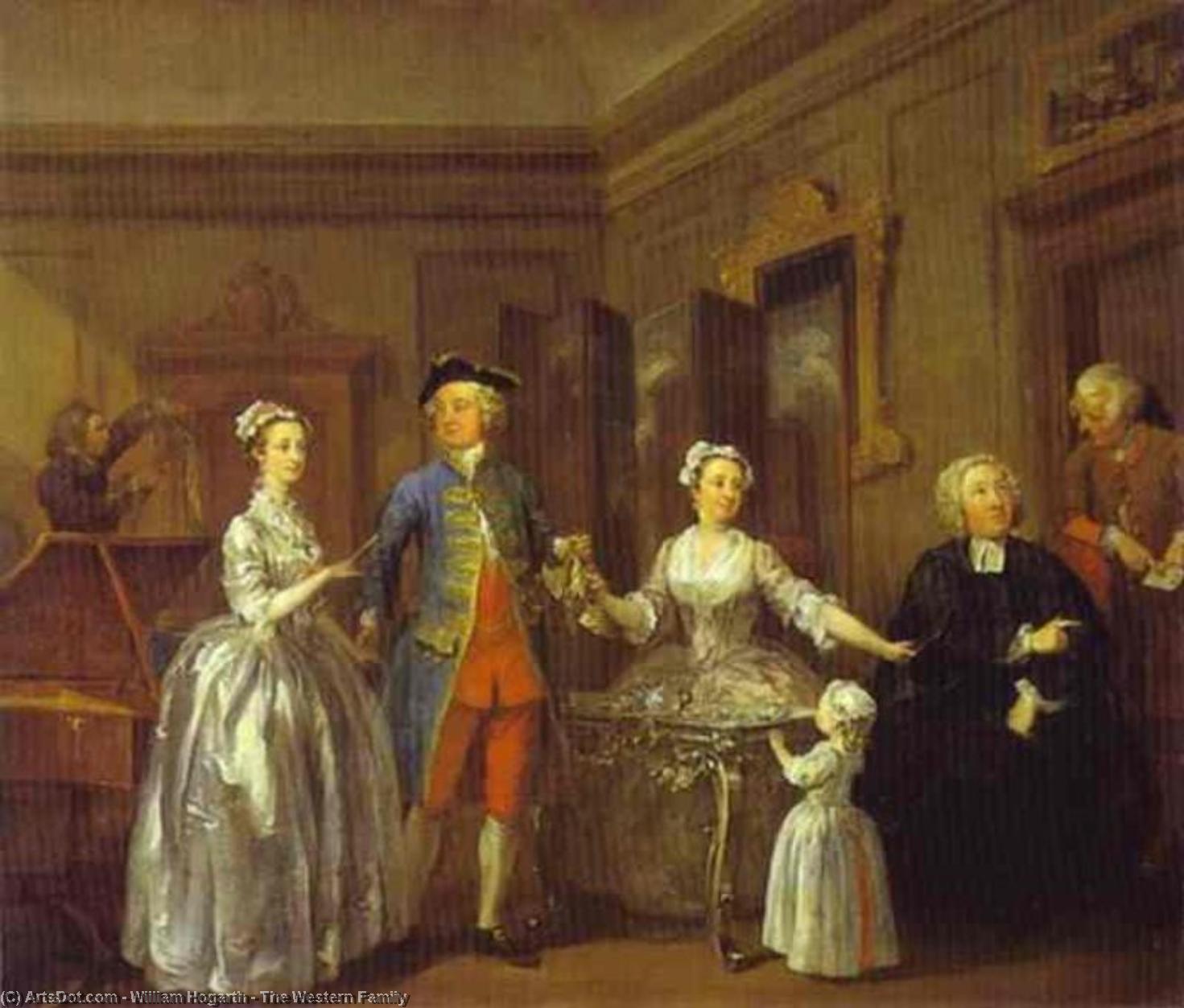 The Western Family — William Hogarth