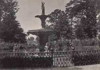 Fountain And Park, Savannah From The Album Photographic Views Of Sherman's Campaign — George Grey Barnard