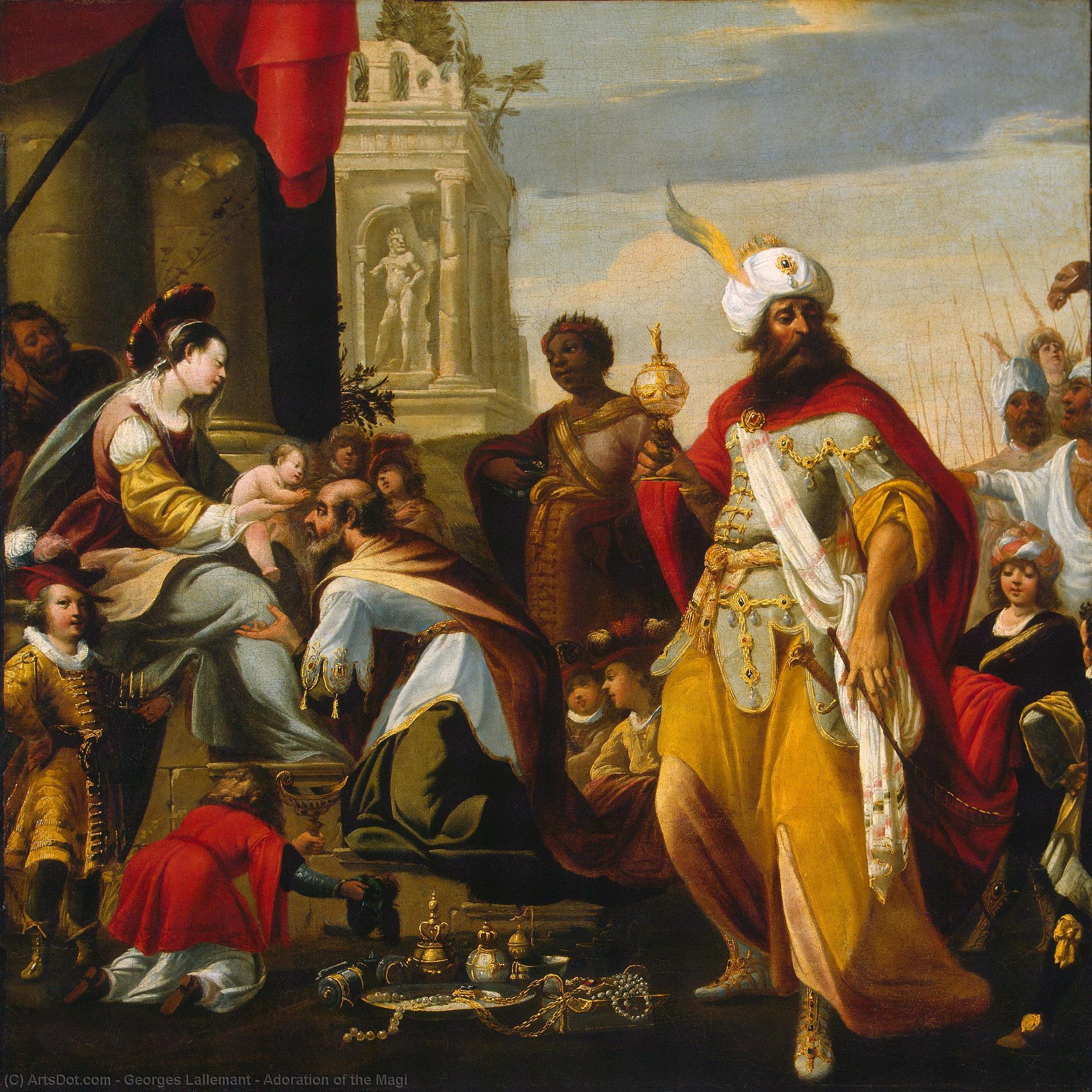 Adoration Of The Magi — Georges Lallemant