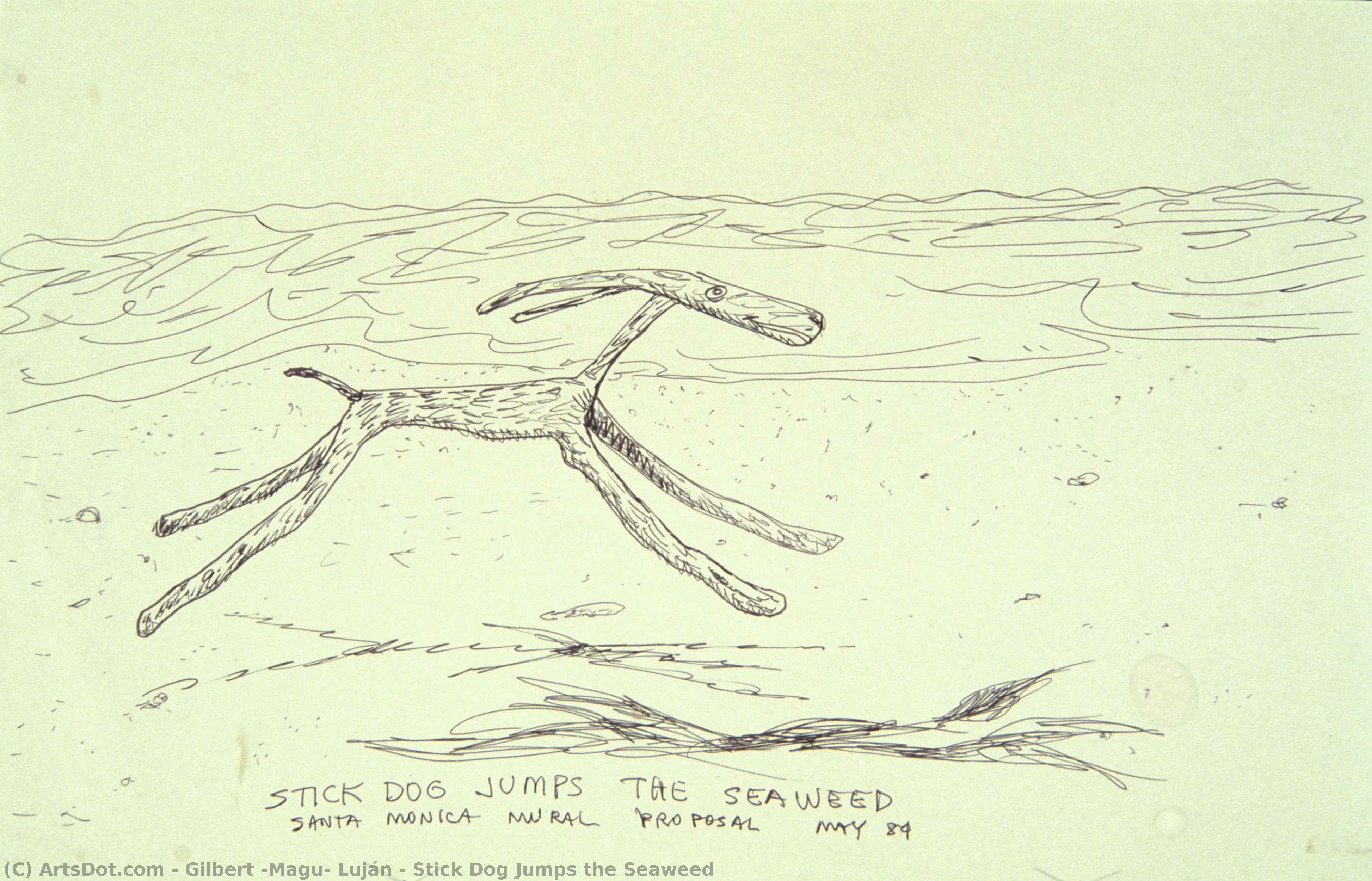Stick Dog Jumps The Seaweed — Gilbert 'magu' Luján