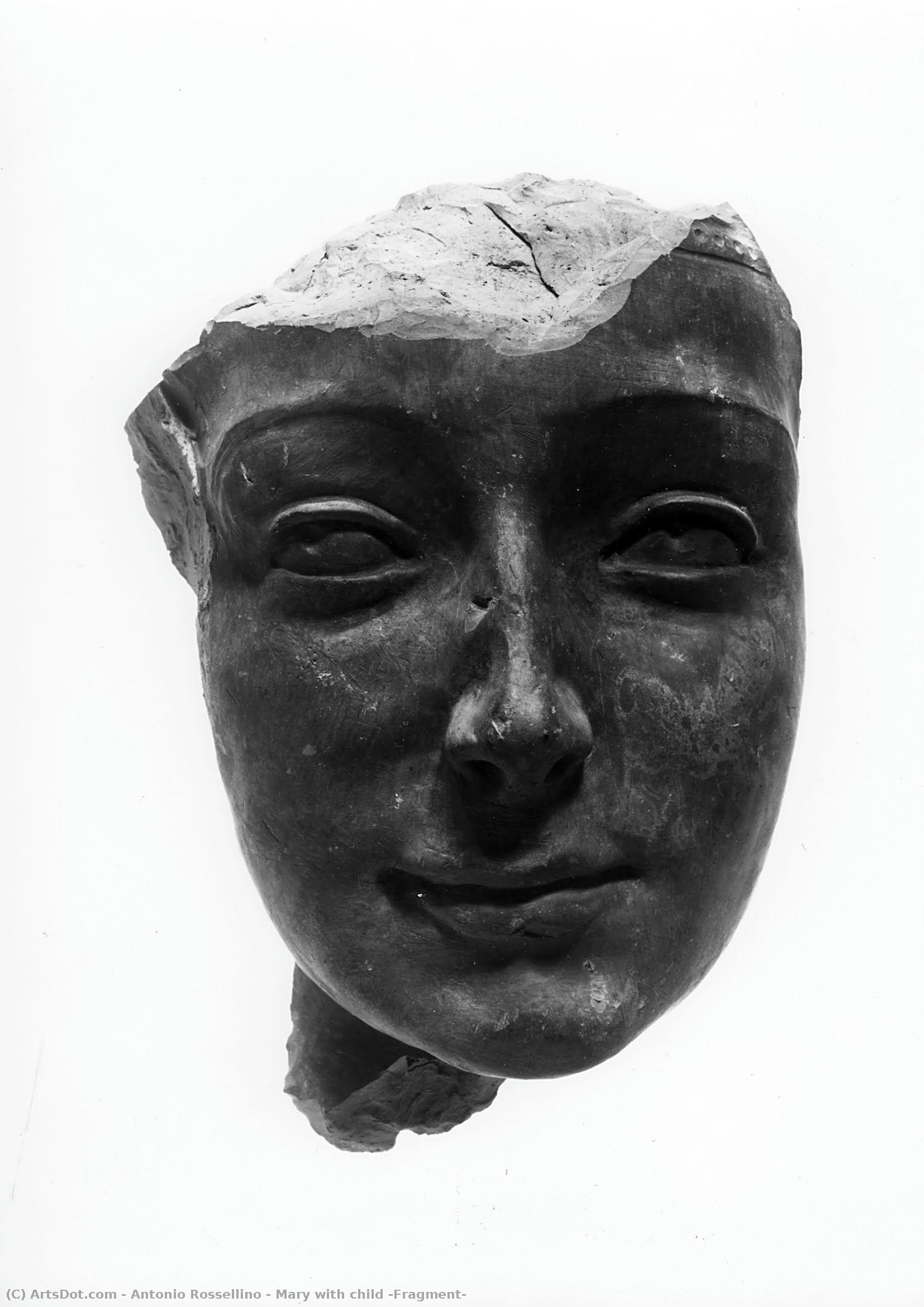 Mary With Child (fragment) — Antonio Rossellino