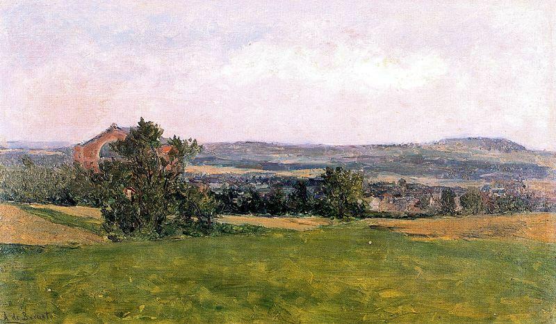 Alrededores Del Teatro Wagner, De Bayreuth — Aureliano De Beruete Y Moret