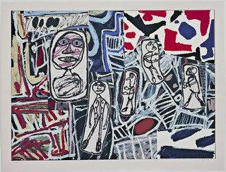 Memorable Facts Iii (fiats Mémorables Iii) From The Series Memorable Facts — Jean Philippe Arthur Dubuffet