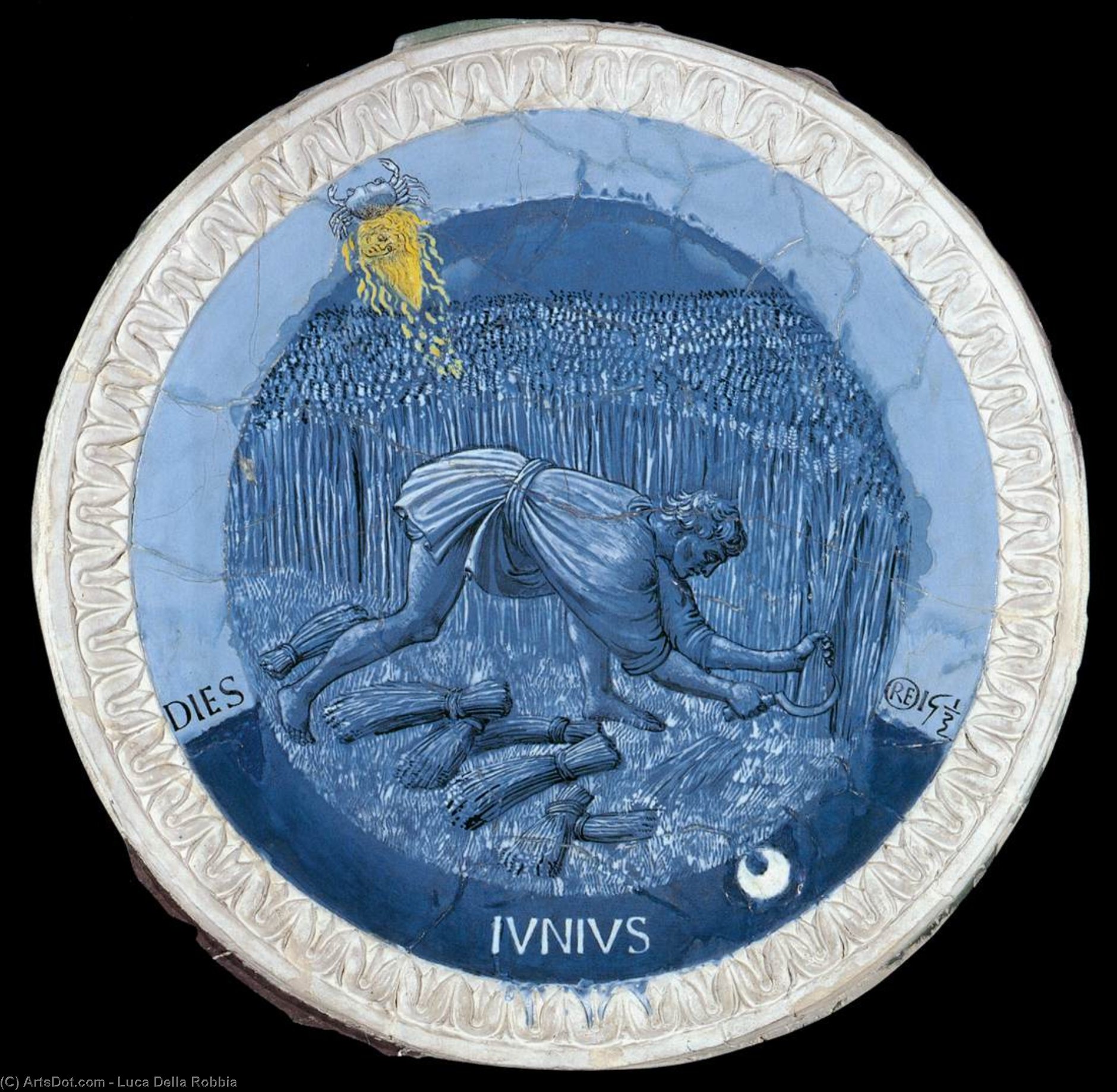 Labours Of The Months: June — Luca Della Robbia