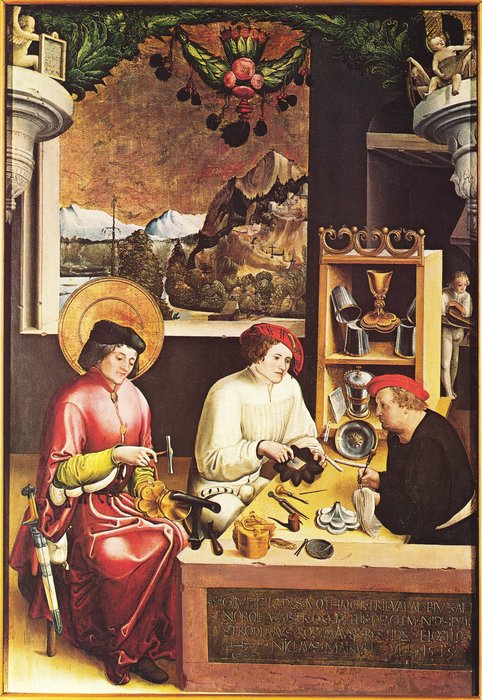 St. Eligius In His Workshop — Niklaus Manuel